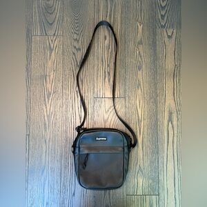 Supreme Black Messenger Bag